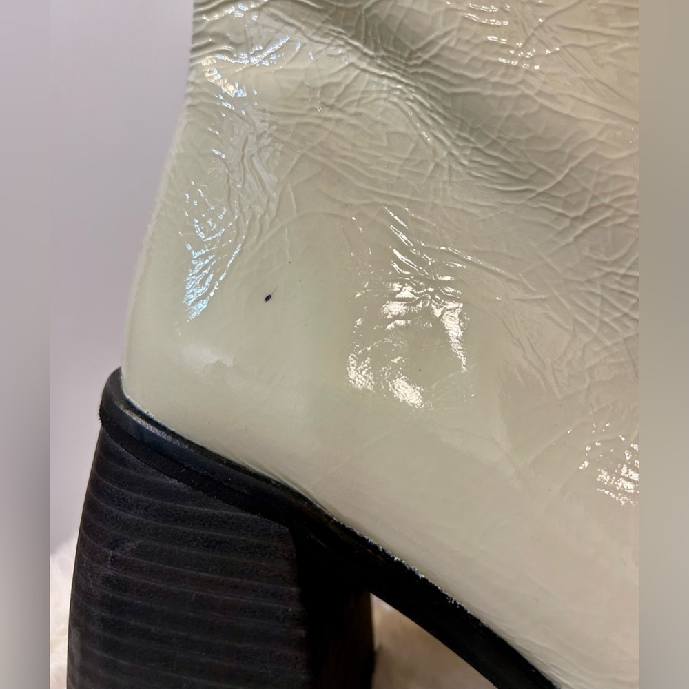 Free People Ruby Shine Platform Boot in White Size 38.5 - Picture 15 of 15